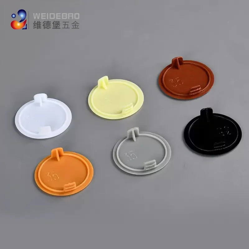 Furniture Hardware Connectors - 10 sztuk okrągłych plastikowych zaślepek na