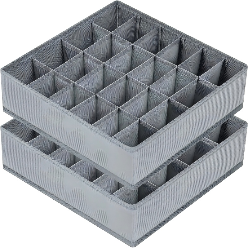 Drawer Organizer Peg - Organizer składany z 24 przegródkami, materiałowy