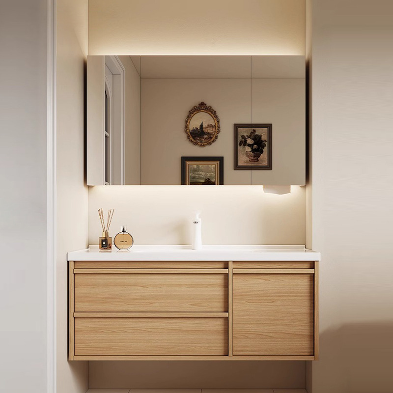 Japanese Furniture Hardware - Japońska ceramiczna umywalka zintegrowana z szafką