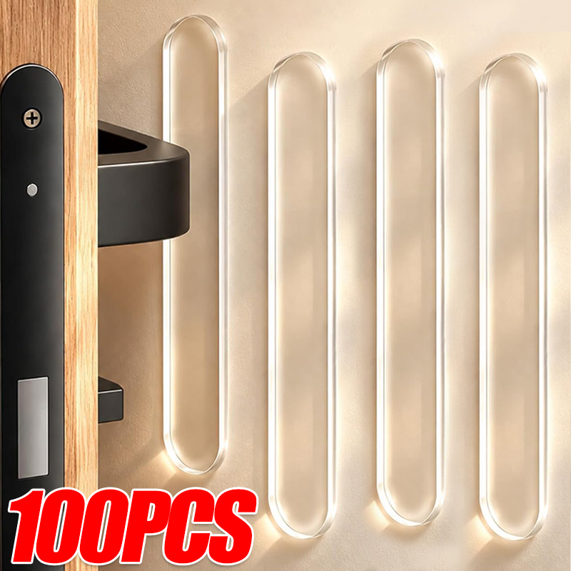 Furniture Hardware Latch - Silikonowe listwy ochronne do szafek, samoprzylepne,
