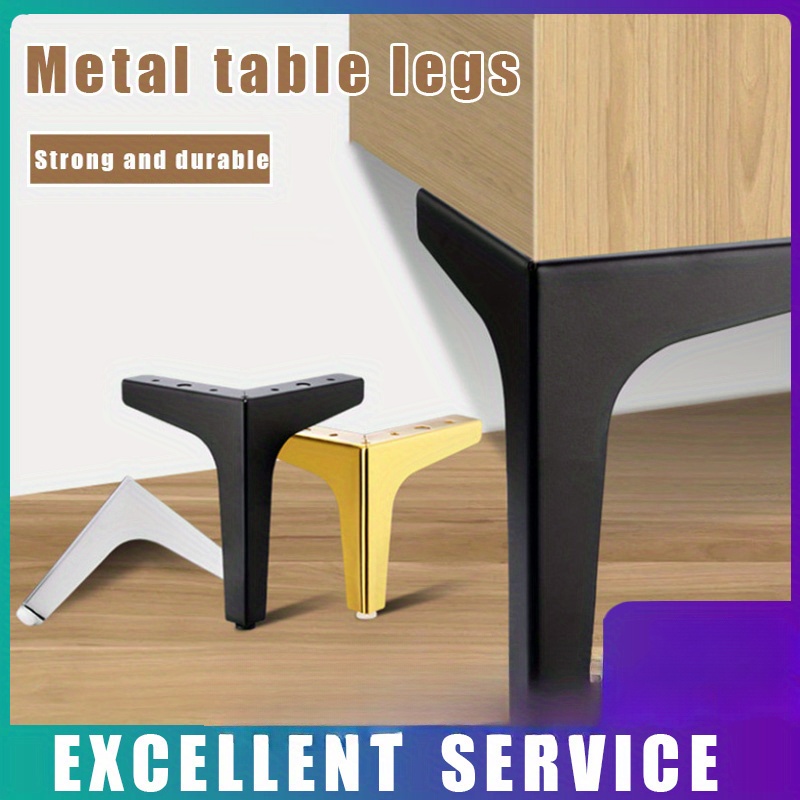 Furniture Hardware For Legs - 4szt Nowoczesne nóżki do mebli metalowe