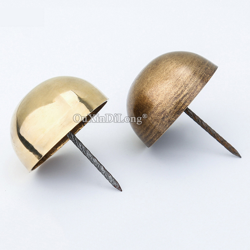 Furniture Upholstery Hardware - Retro Vintage 20 SZT. Antyczne Mosiężne