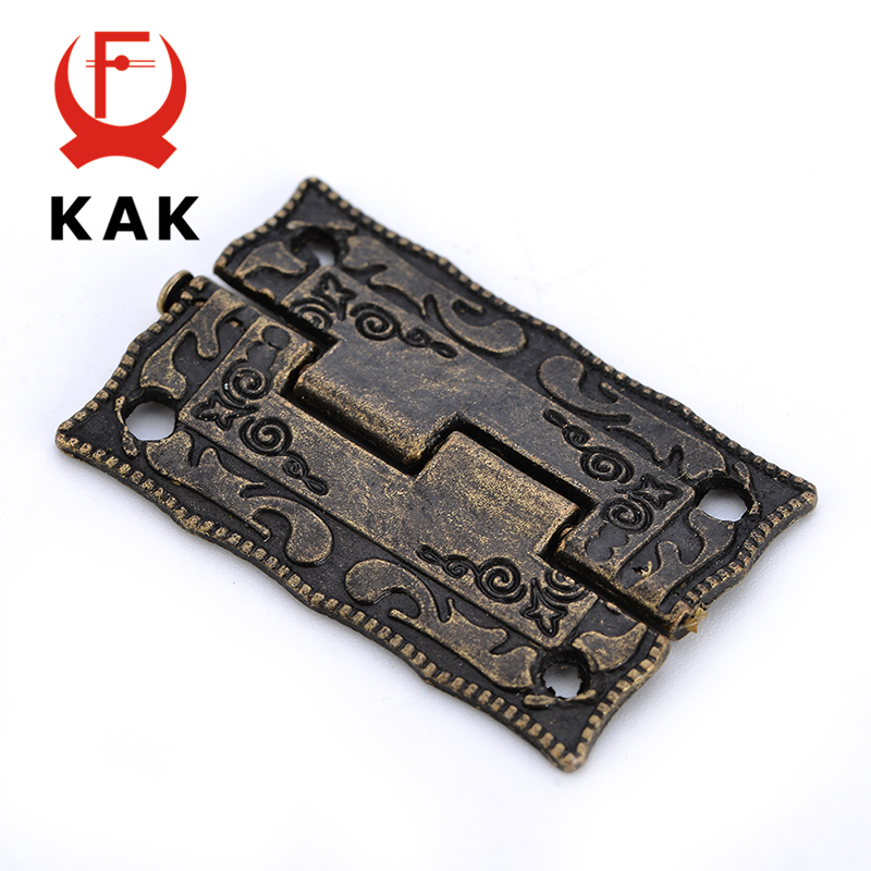 Furniture Hardware Antique - 10 sztuk KAK antyczny brąz zawiasy