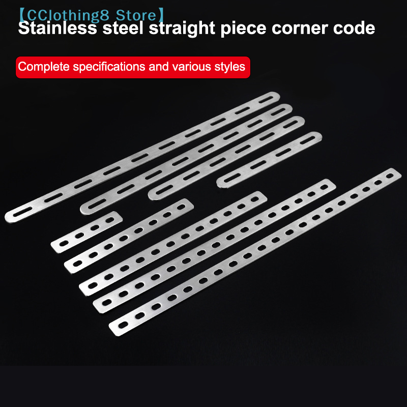 Furniture Hardware Connectors - Płaski wspornik narożny ze stali nierdzewnej,