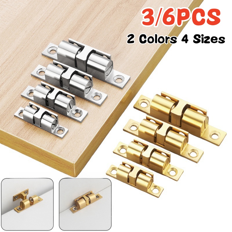 Furniture Hardware Latch - 3/6 szt. Zatrzask kulkowy do drzwi