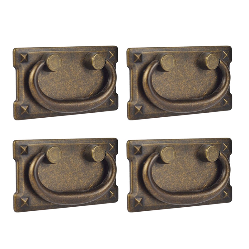 Furniture Hardware Latch - 4 sztuk w stylu Vintage Antique