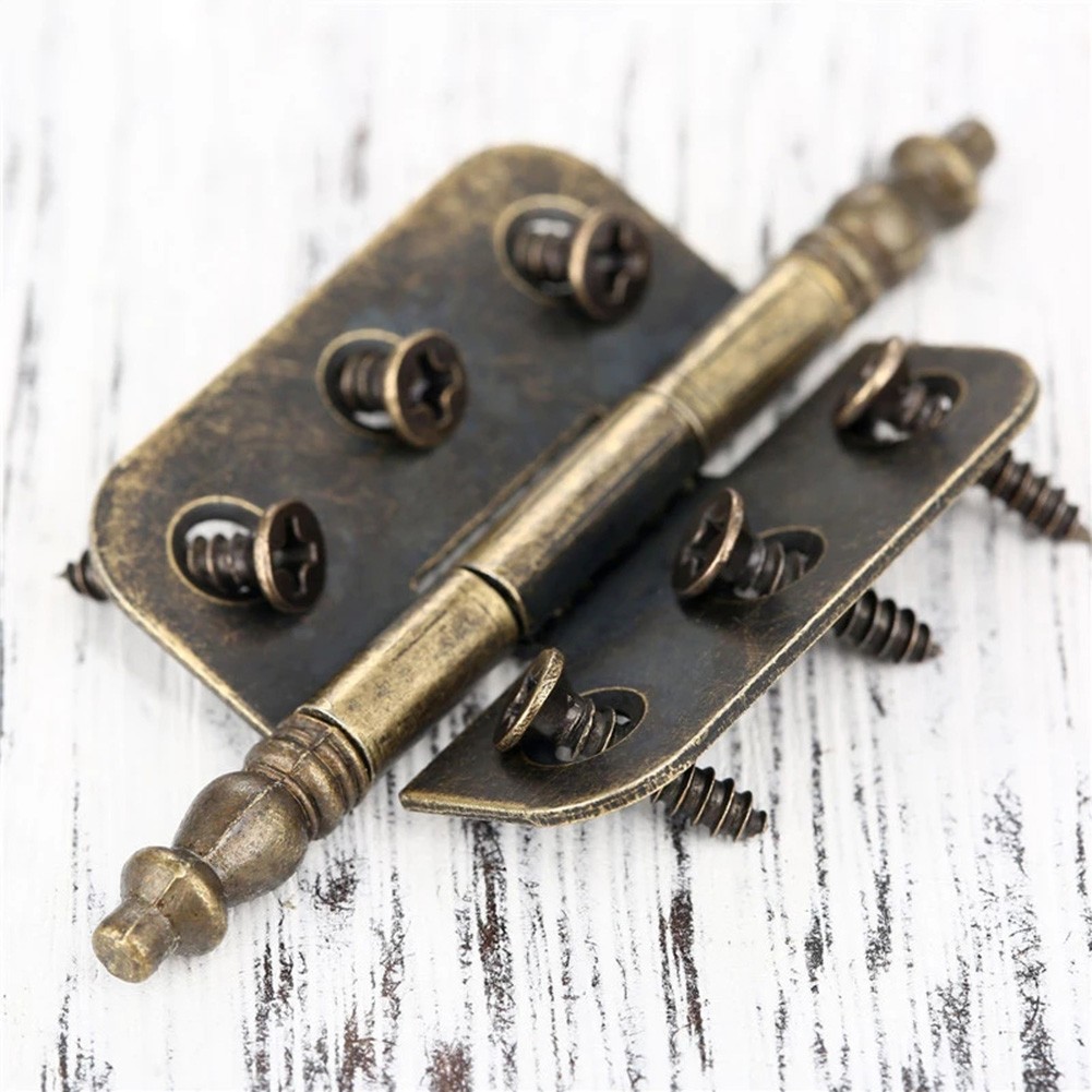 Furniture Hardware Antique - Płyta naprawcza zawiasów Antyczny brąz Zawiasy
