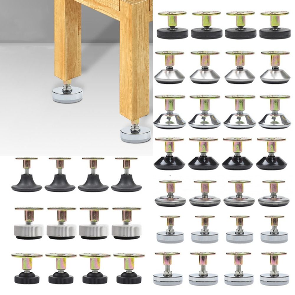 Furniture Hardware For Legs - 4 szt. Regulowane nóżki podporowe do