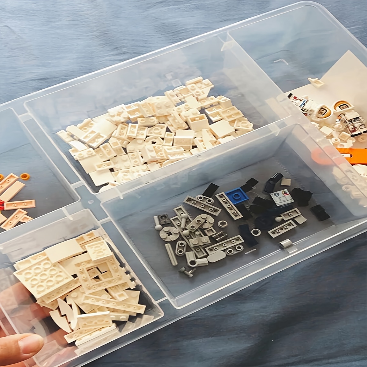 Drawer Organizer Peg - 2 SZT. Pudełko z przegródkami, wielokomorowy