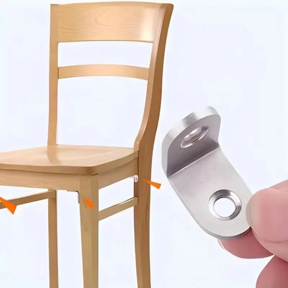 Furniture Hardware Connectors - 10 szt. Stal nierdzewna Kątownik Stolarski