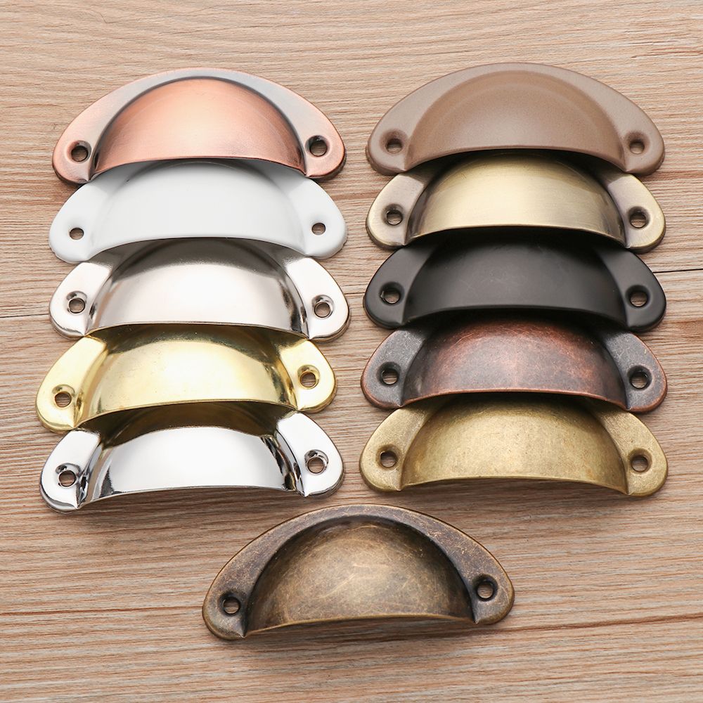 Furniture And Kitchen Hardware Fitting - 2 sztuk antyczne mosiężna powłoka pochwyty