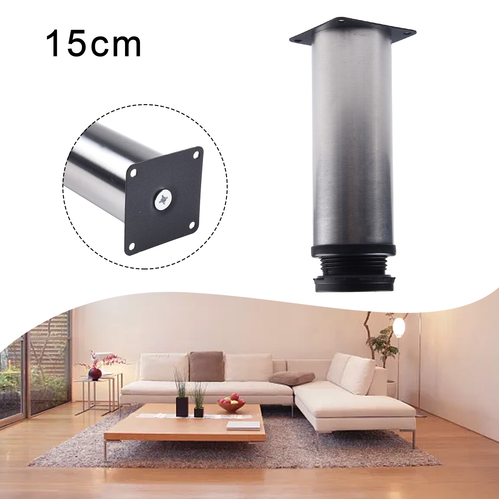 Nóżki meblowe ze stali nierdze – Furniture Hardware For Legs recenzja i cena