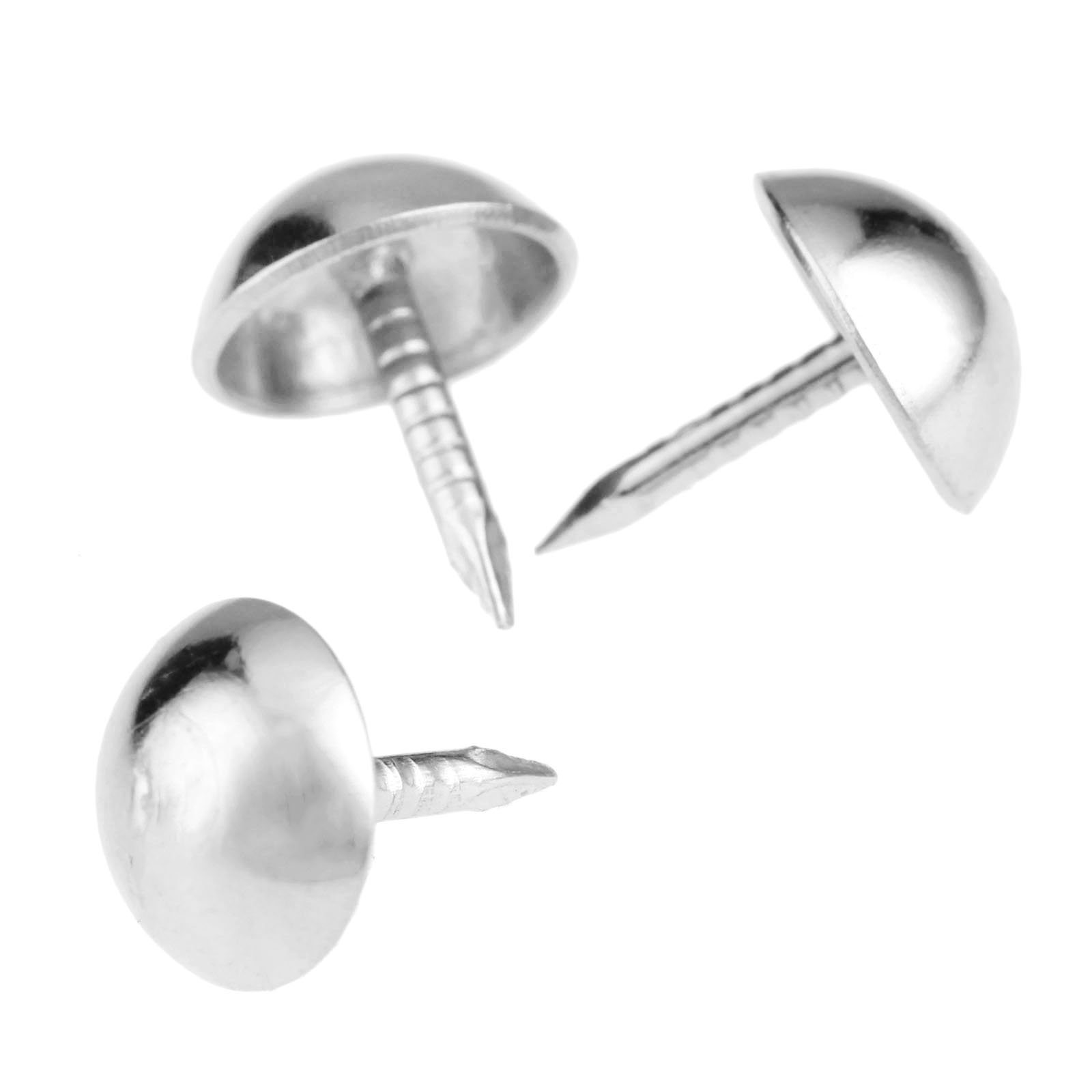 100 szt. srebrnych pinezek ozd – Furniture Upholstery Hardware recenzja i cena