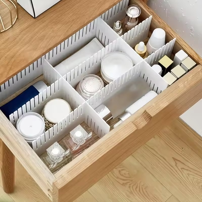 4/8/12 szt. Regulowane przegró – Drawer Organizer Peg recenzja i cena