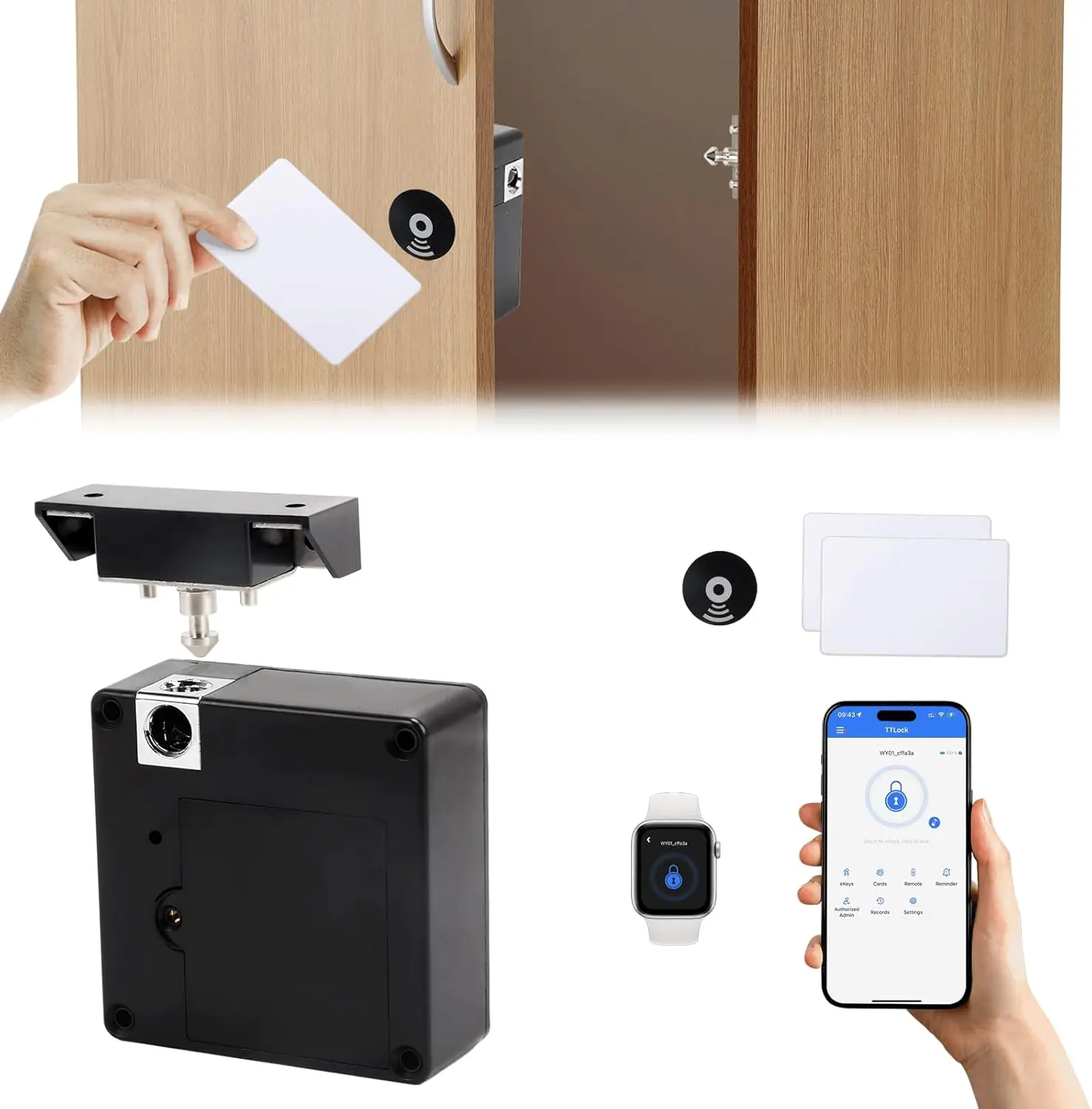 Inteligentny zamek elektronicz – Furniture Hardware Latch recenzja i cena