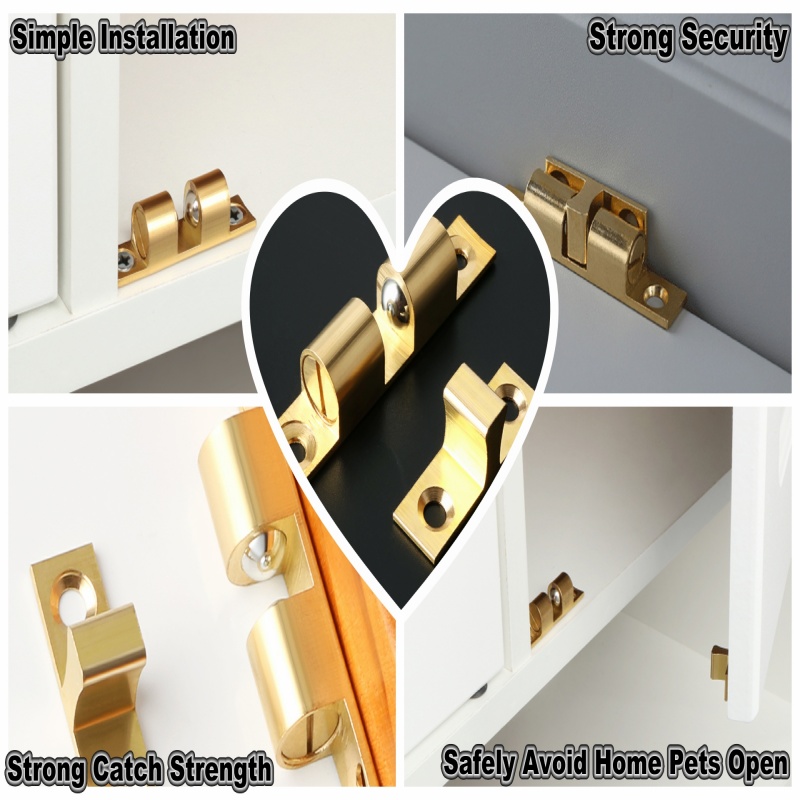 3/6 szt. Zatrzask kulkowy do d – Furniture Hardware Latch recenzja i cena