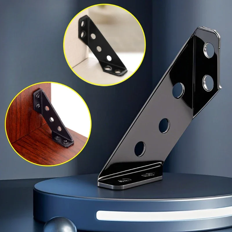 Czarny wielofunkcyjny wspornik – Furniture Hardware Connectors recenzja i cena