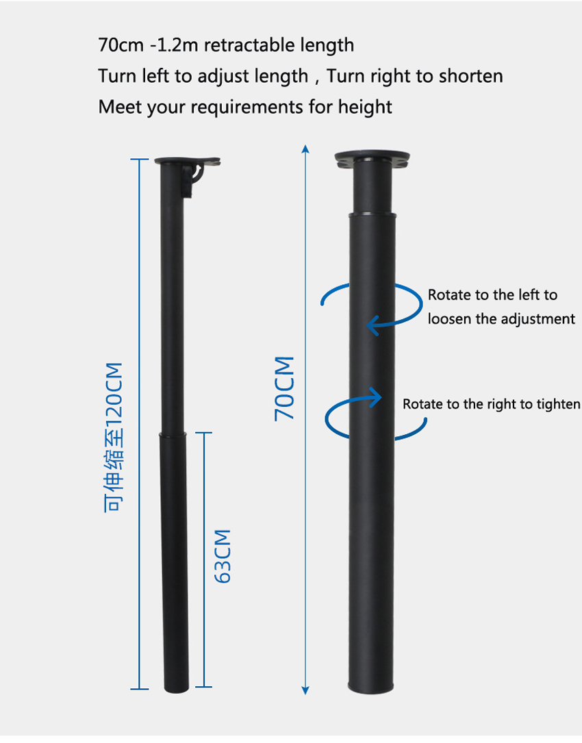 70-120CM składany pasek z podp – Furniture Hardware For Legs recenzja i cena