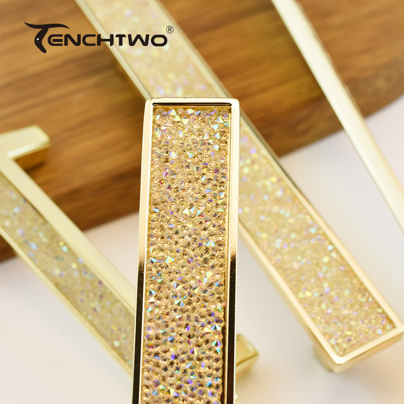 Złoty kryształowy diamentowy u – Furniture And Kitchen Hardware Fitting recenzja i cena