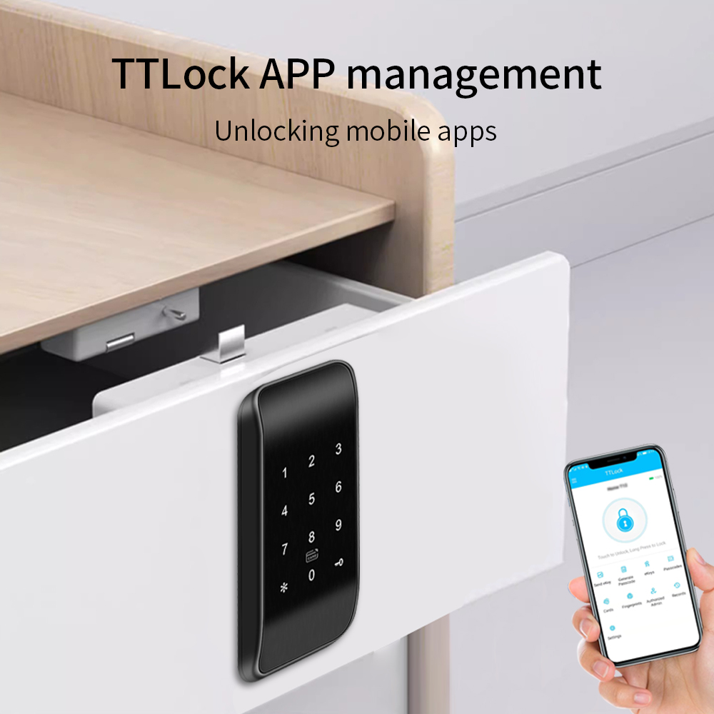 TTLOCK 13.56Mhz Blokada szufla – Furniture Hardware Latch recenzja i cena