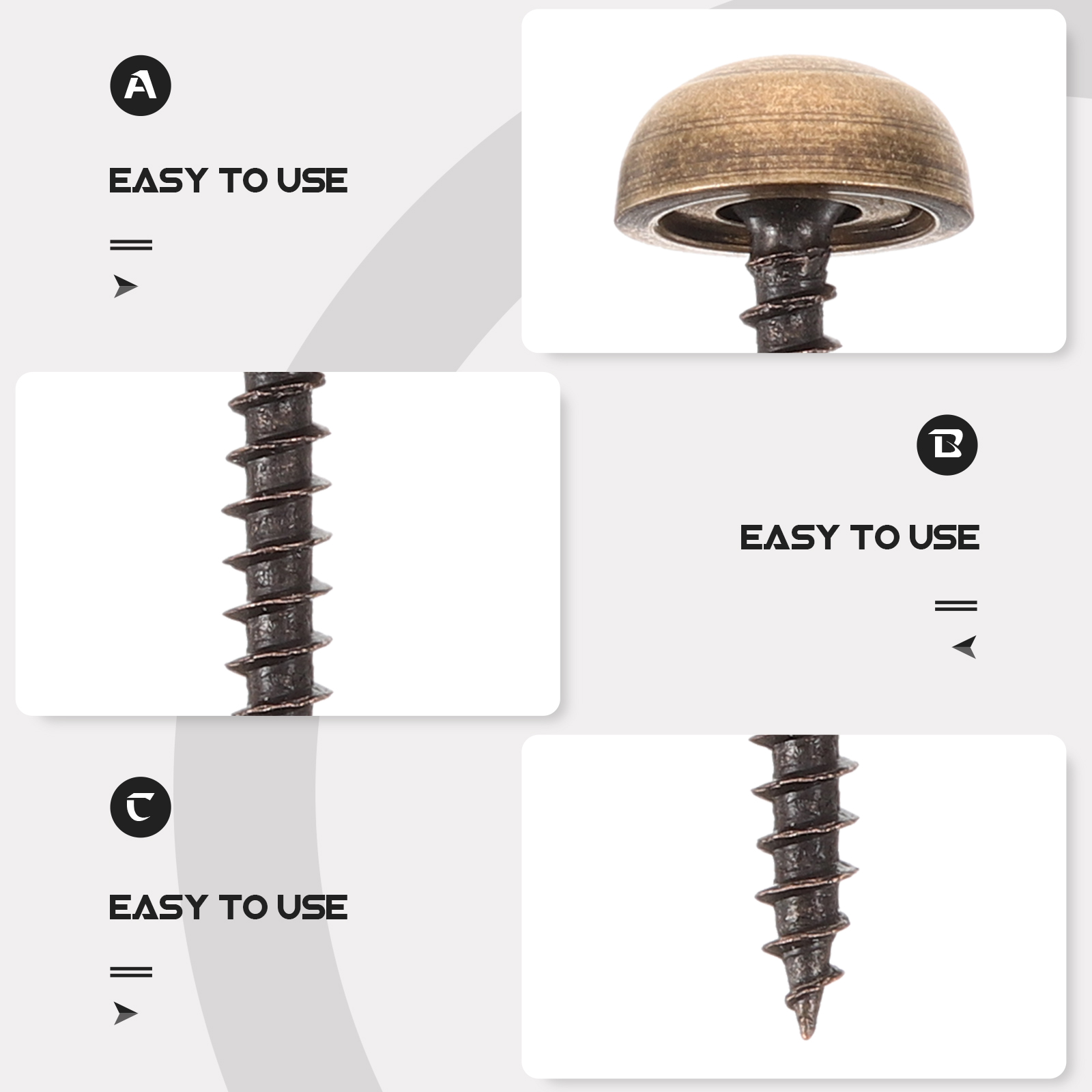 8 szt. 13mm Mosiężne Śruby Mos – Furniture Upholstery Hardware recenzja i cena