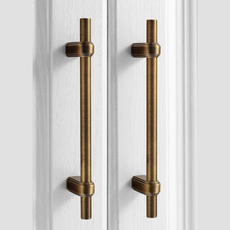 Antyczne mosiężne uchwyty do m – Furniture And Kitchen Hardware Fitting recenzja i cena