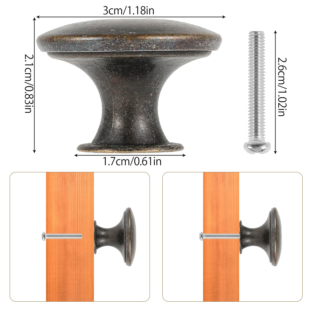 12 SZT. Retro Uchwyty do Szafe – Furniture And Kitchen Hardware Fitting recenzja i cena
