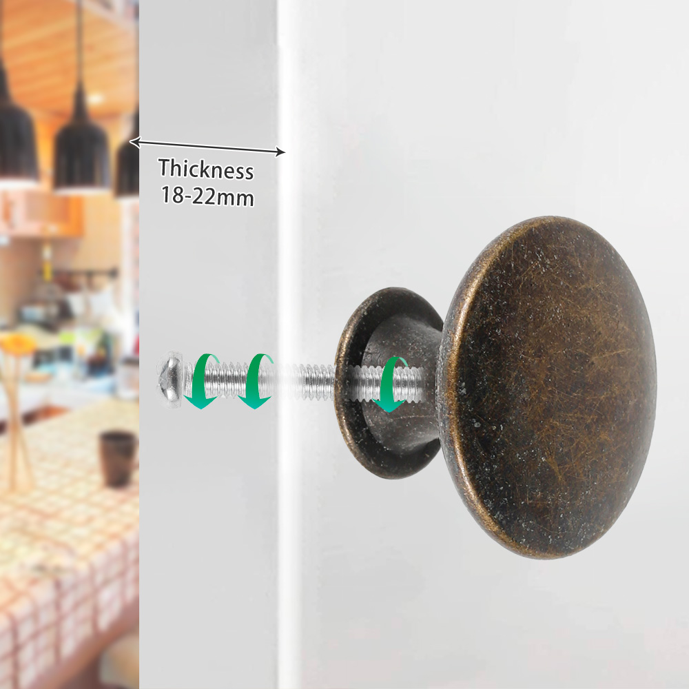 12 SZT. Retro Uchwyty do Szafe – Furniture And Kitchen Hardware Fitting recenzja i cena