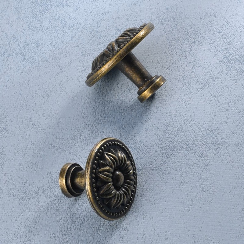 2 szt. Brązowe Retro Gałki do  – Furniture And Kitchen Hardware Fitting recenzja i cena